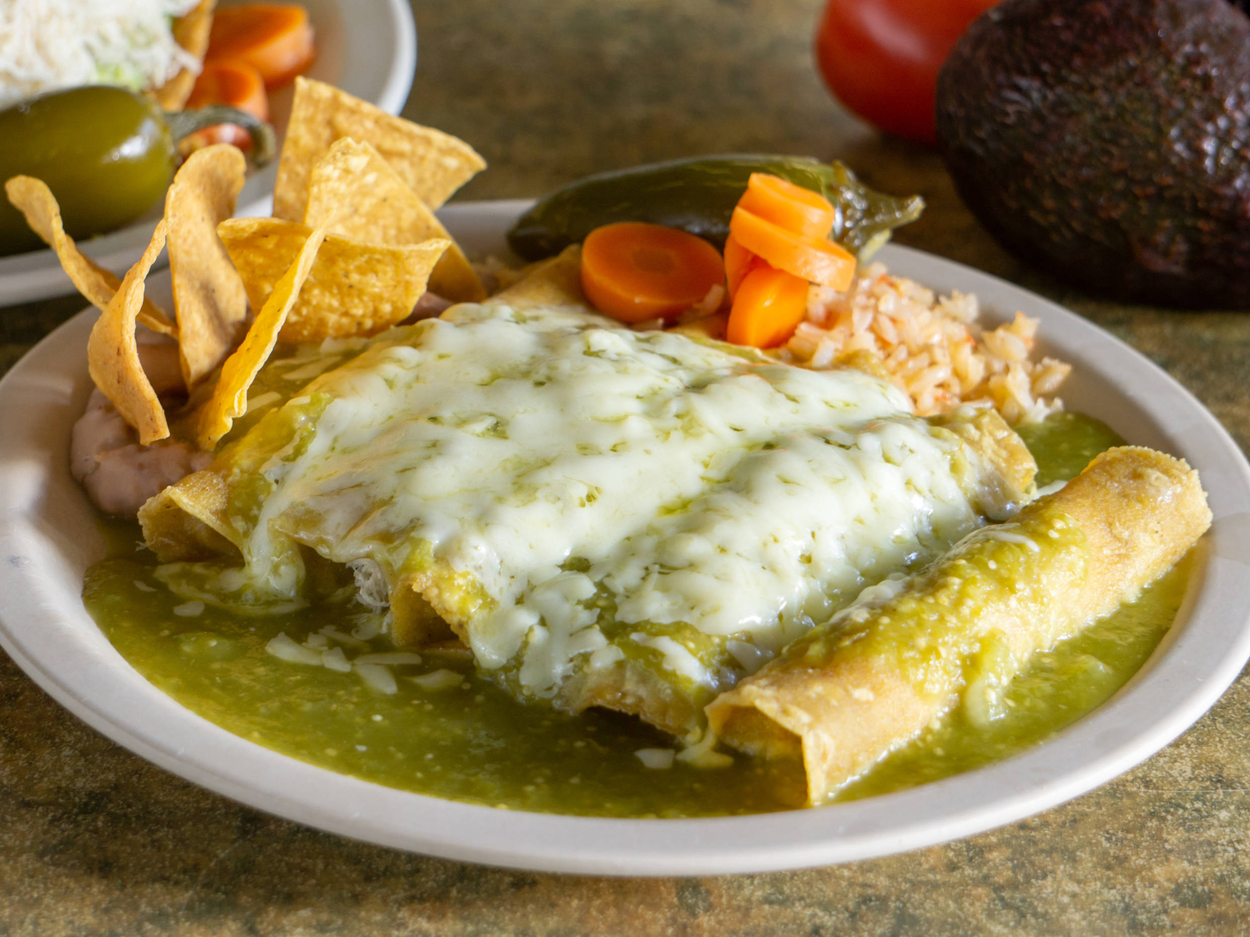 COMBO ENCHILADAS SUIZAS+REFRESCO