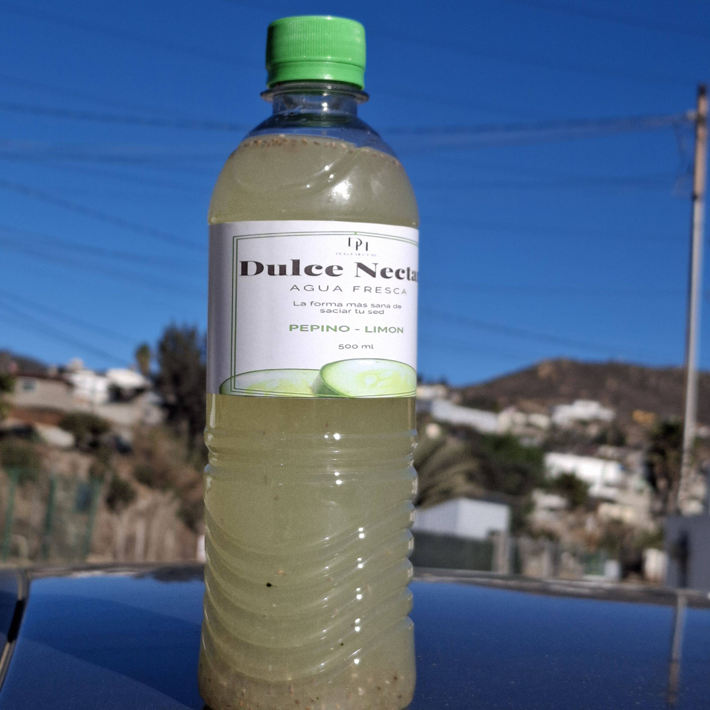 Agua De Pepino , Chia y Limón Persa Dulce Nectar