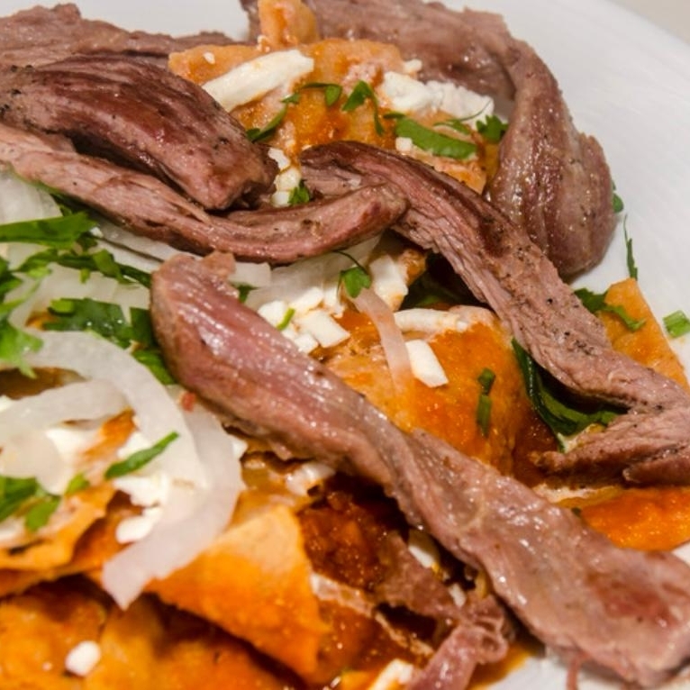 Chilaquiles con Cecina