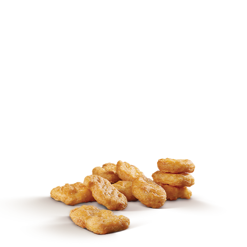 Crocantes, leves e deliciosos. Os frangos empanados mais irresistíveis do Mcdonald’s. Composto por 10 unidades