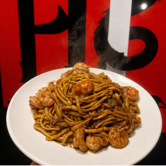 Lo Mein en Camarones