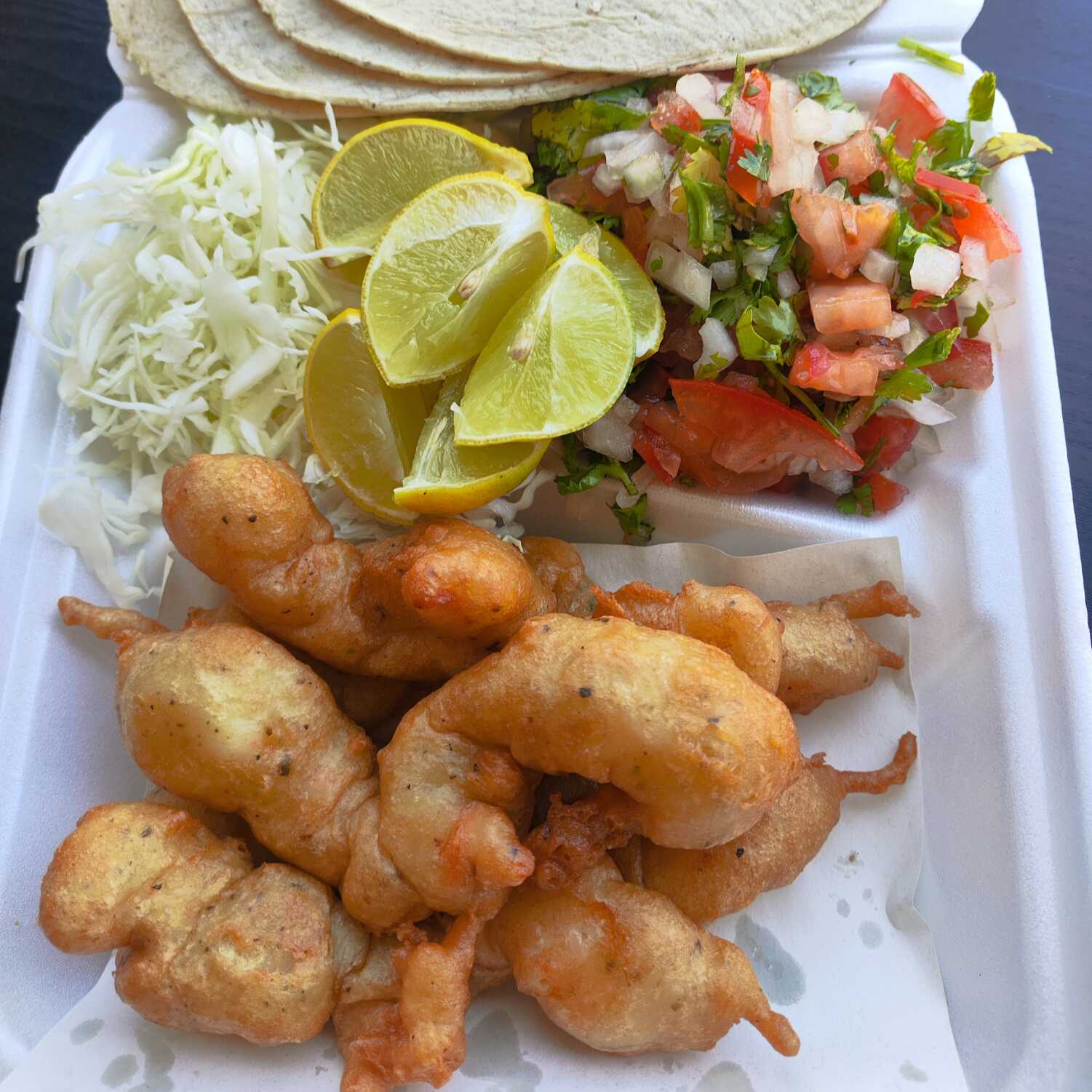 Orden Camarón (5 Tacos )