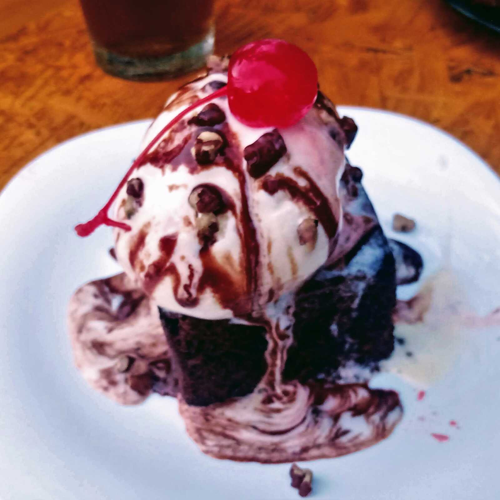 Brownie con Nieve