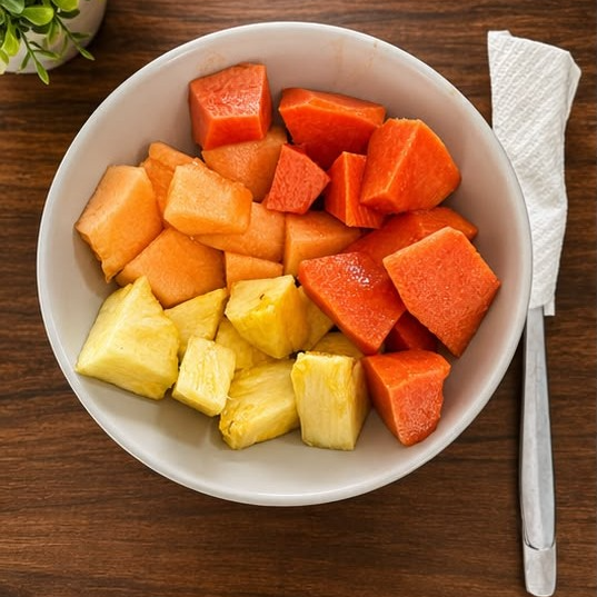 Fruta picada (de temporada)
