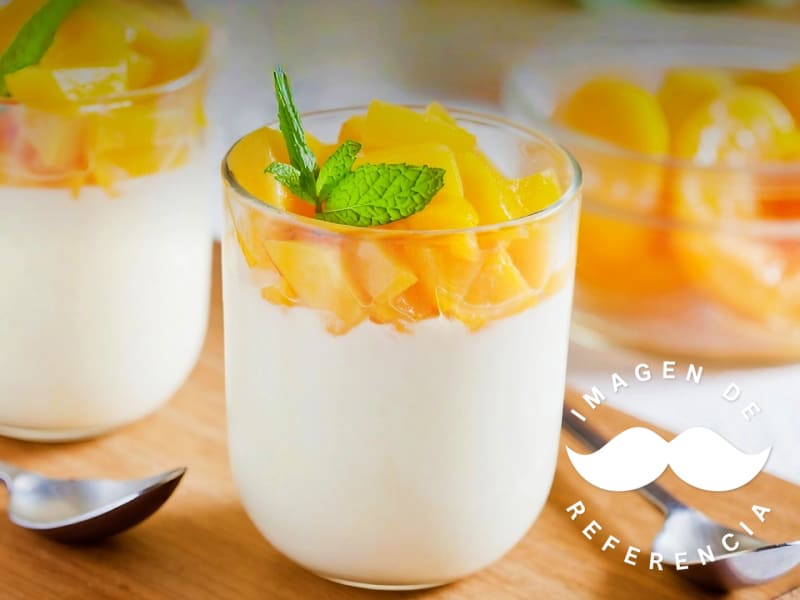 Duraznos con Crema