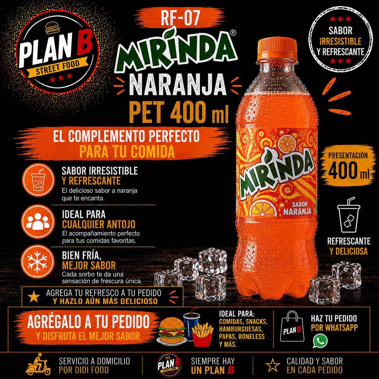 Mirinda Naranja 400 ml