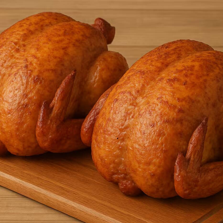 Adquira nosso Combo: 02 Frangos Assados, uma oferta imperdível para os amantes de um bom frango assado de padaria!