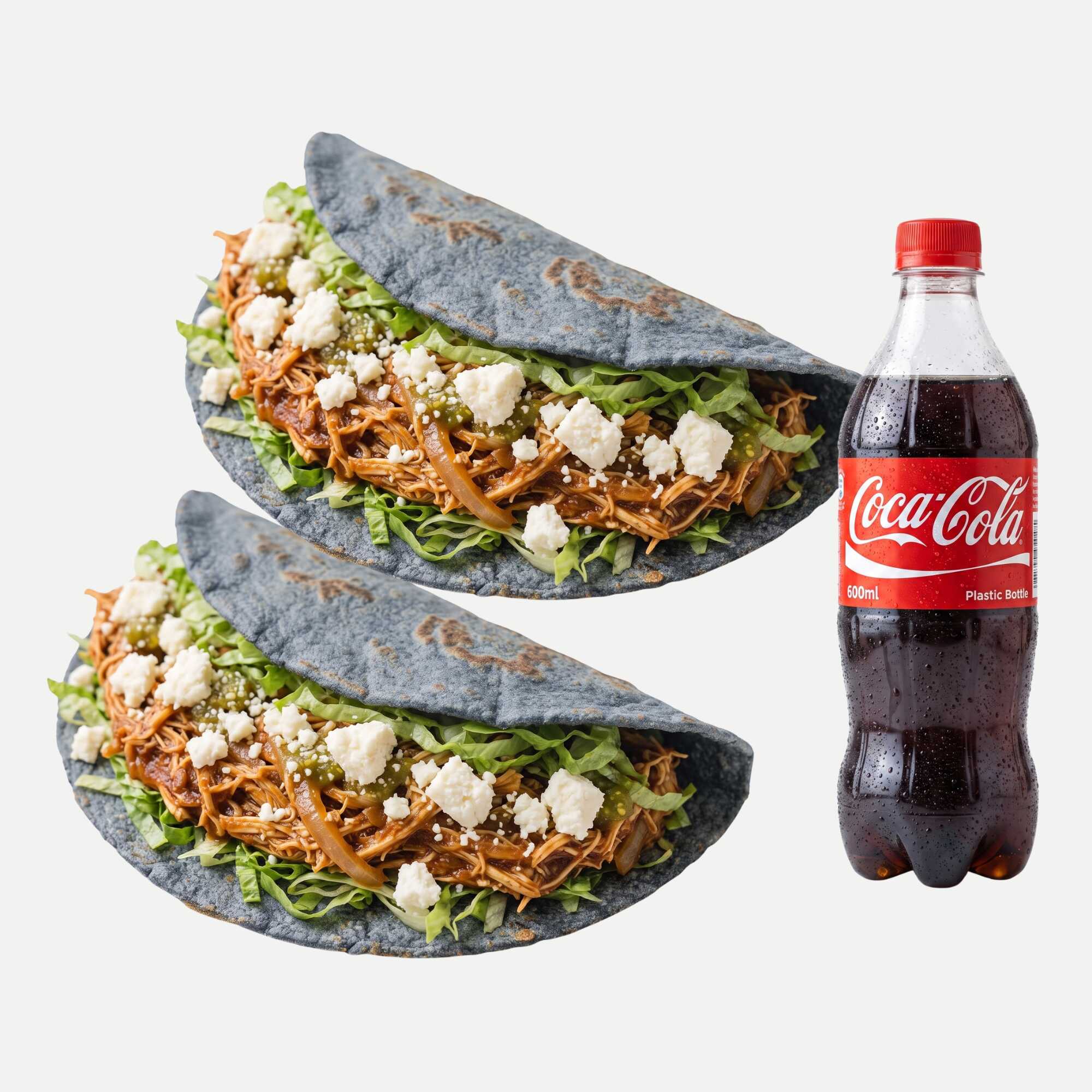 Dos Quesadillas de Pollo + Cocacola