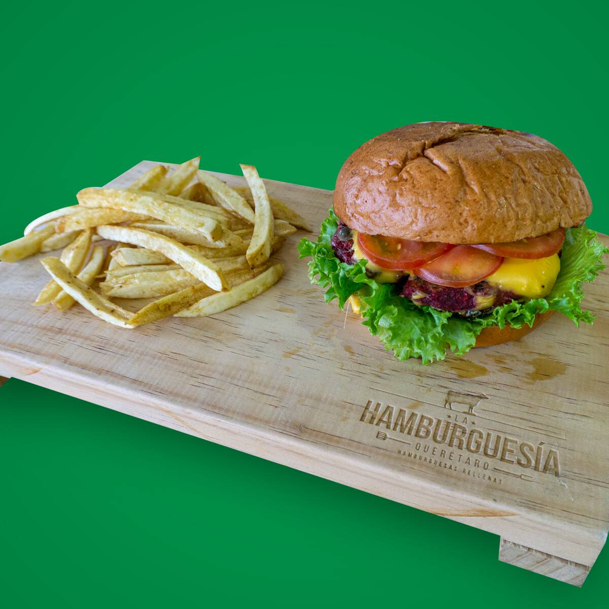 Hamburguesa Betabel-Avena