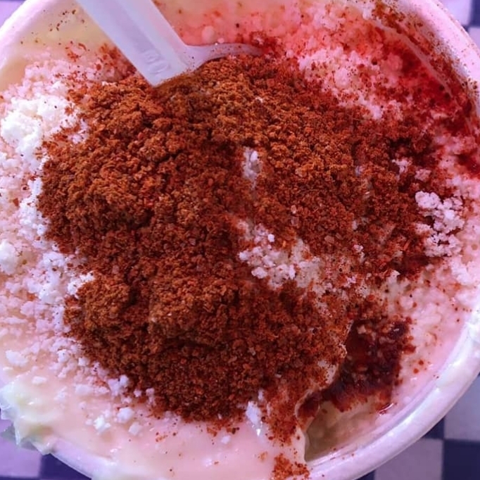 Elote (esquite) + Pepsi
