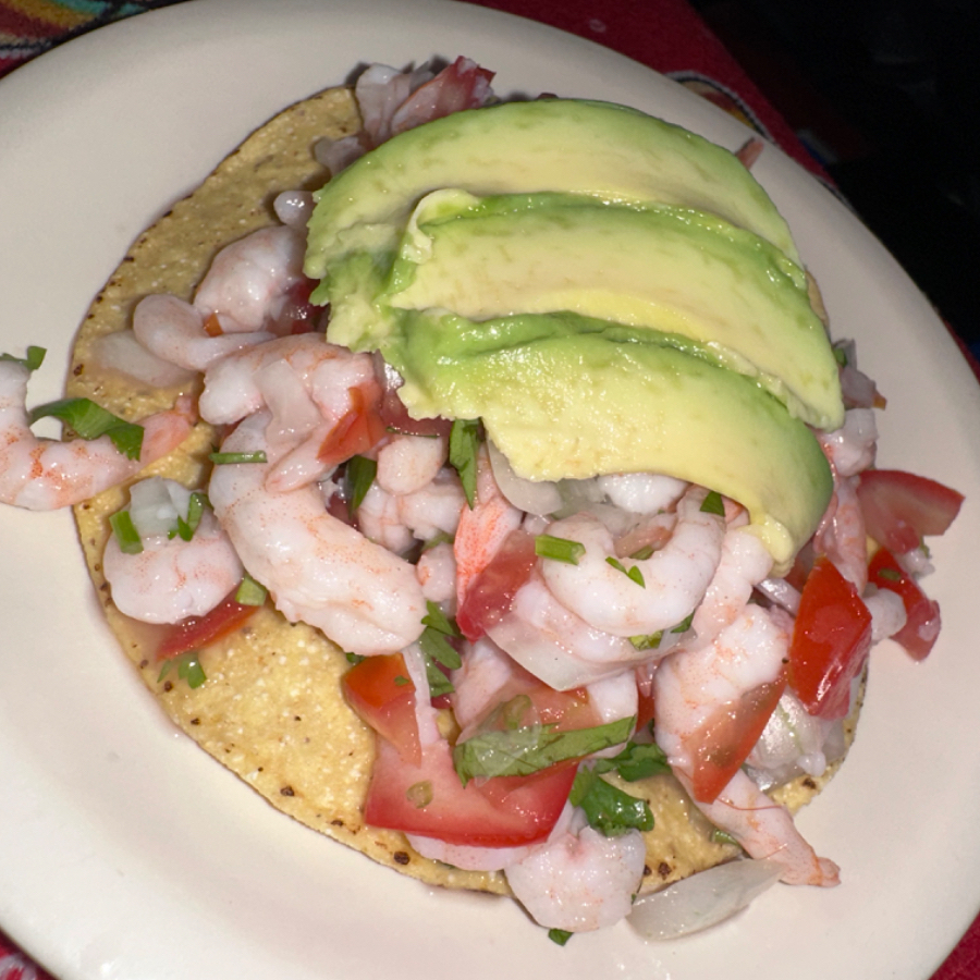 Tostada de Camarón