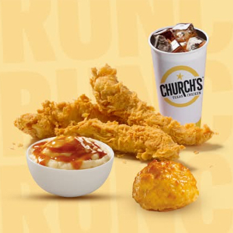 3 Tenders+1 Pure Individual +1 Biscuit +1 Refresco