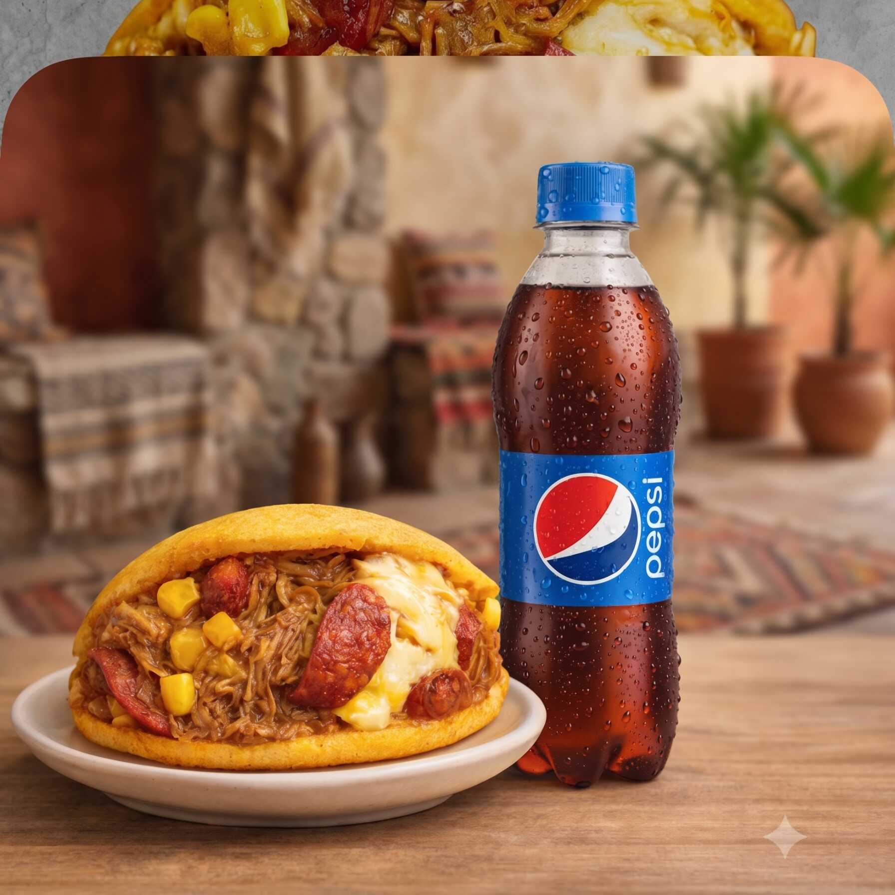 Arepiz Colombianita + Bebida