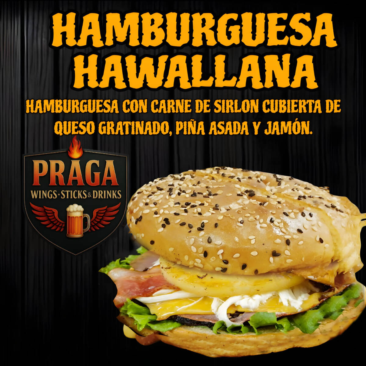 HAMBURGUESA HAWALLANA