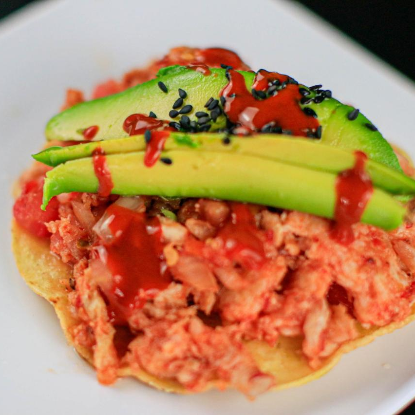 Tostada de Ceviche de Pescado