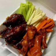 Alitas Mixta 5 Mango Habanero y 5 BBQ