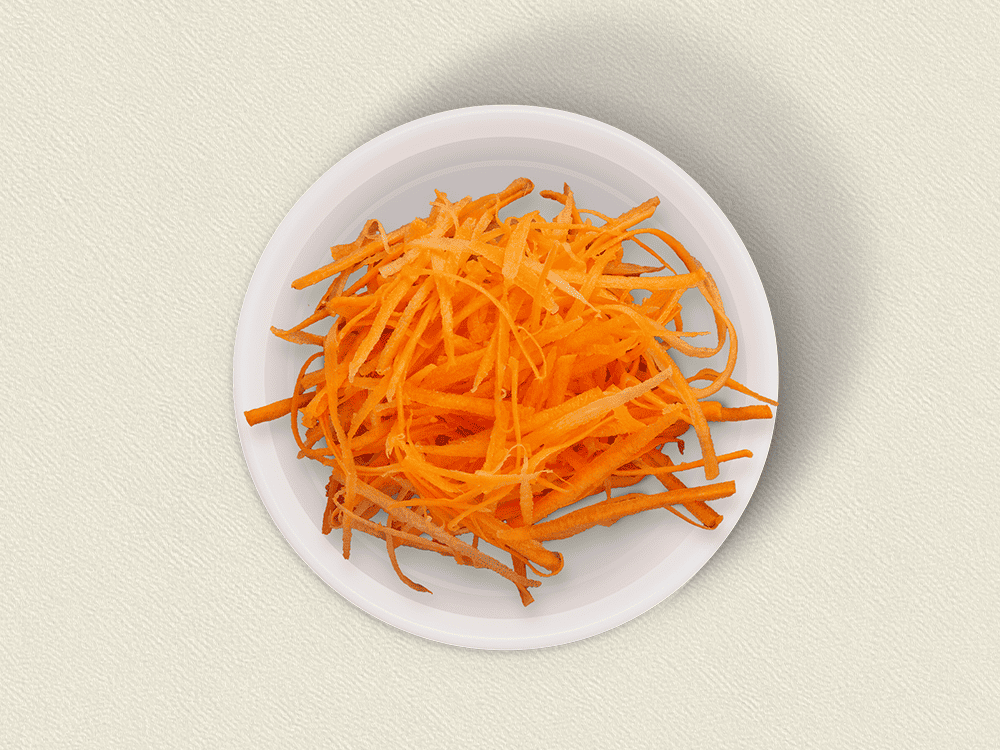 Porción Zanahoria Rallada