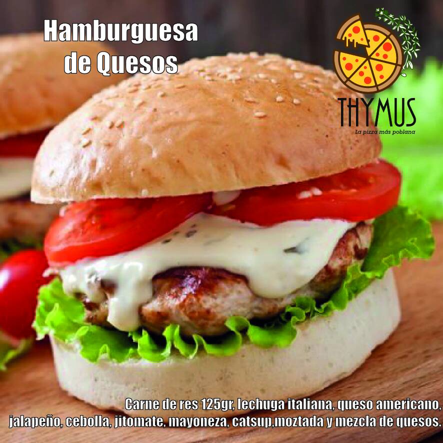 Hamburguesa a los Quesos