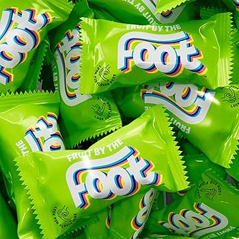 Foot Rollo individual de Caramelo Suave de Frutas