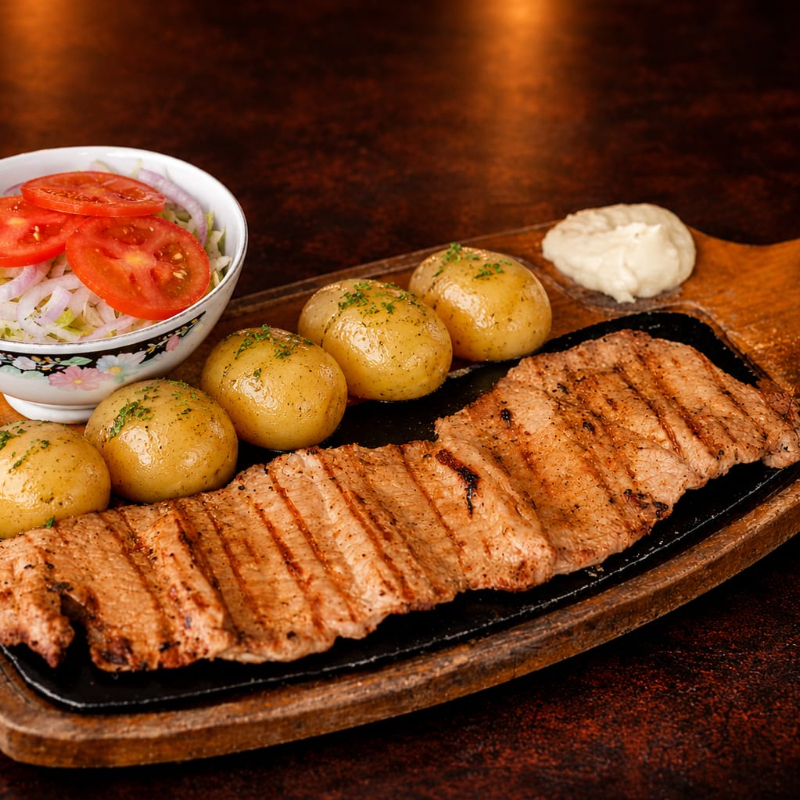 Lomo de Cerdo Papa Cocida