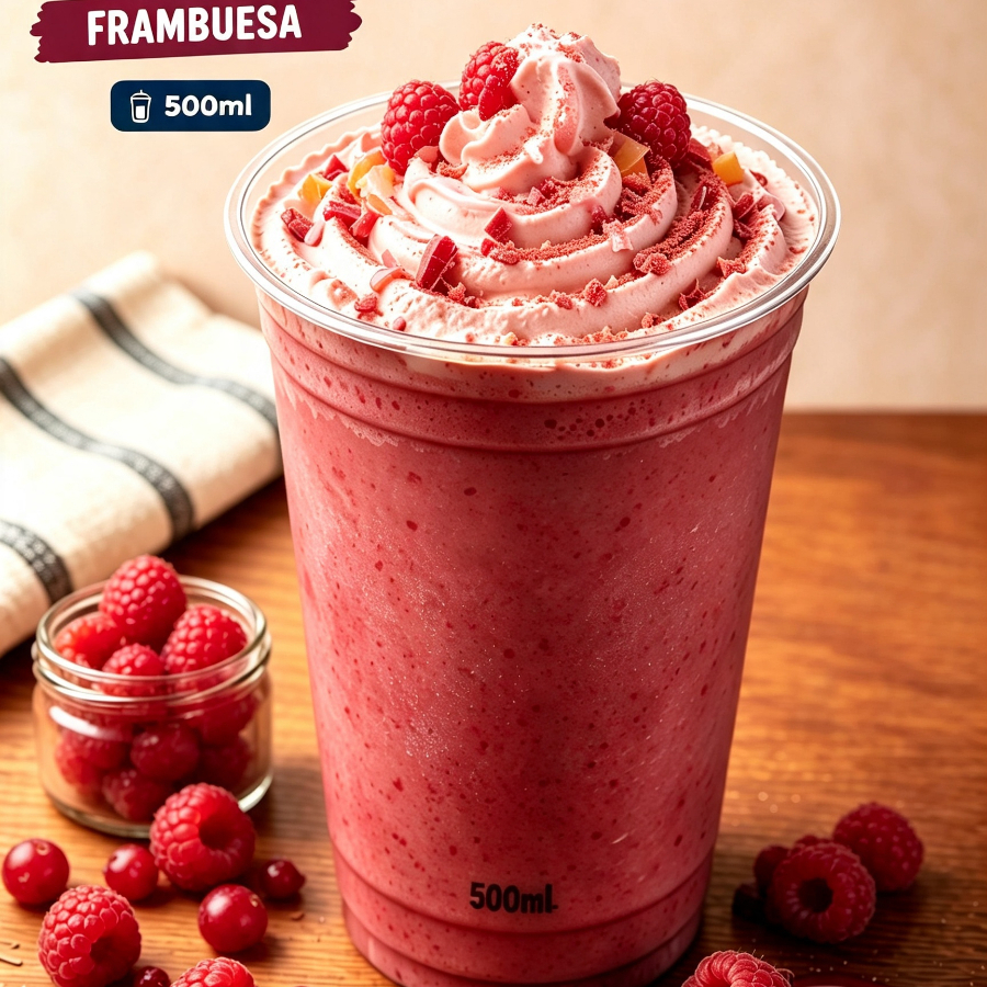 Frappé de Frambuesa 16 Oz 500ml