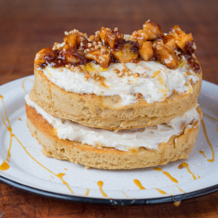 Apple Pecan Pancakes