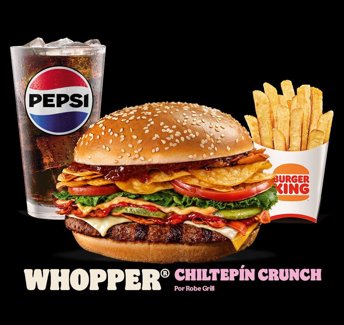 Combo Whopper Chiltepín Crunch
