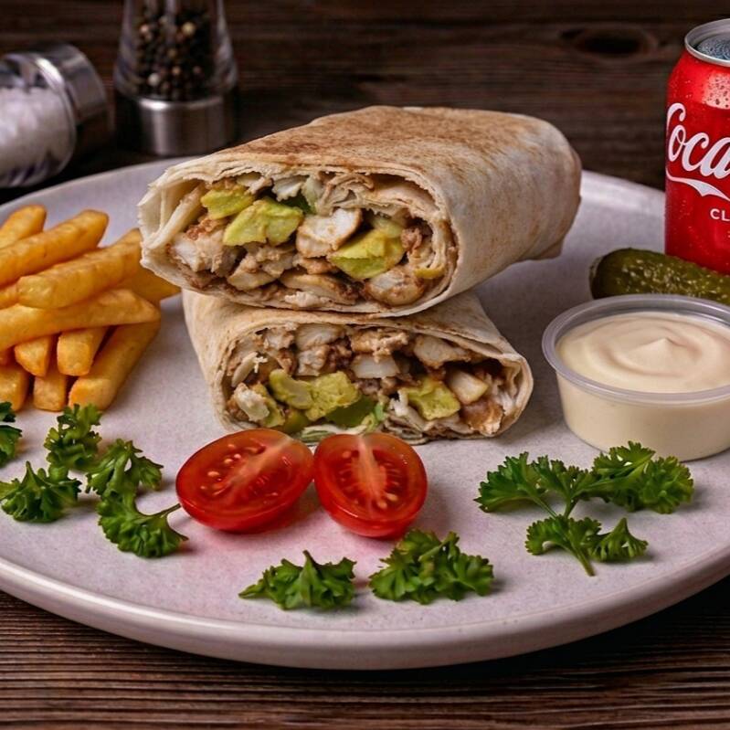 Combo Mustawarma Shawarma de Pollo