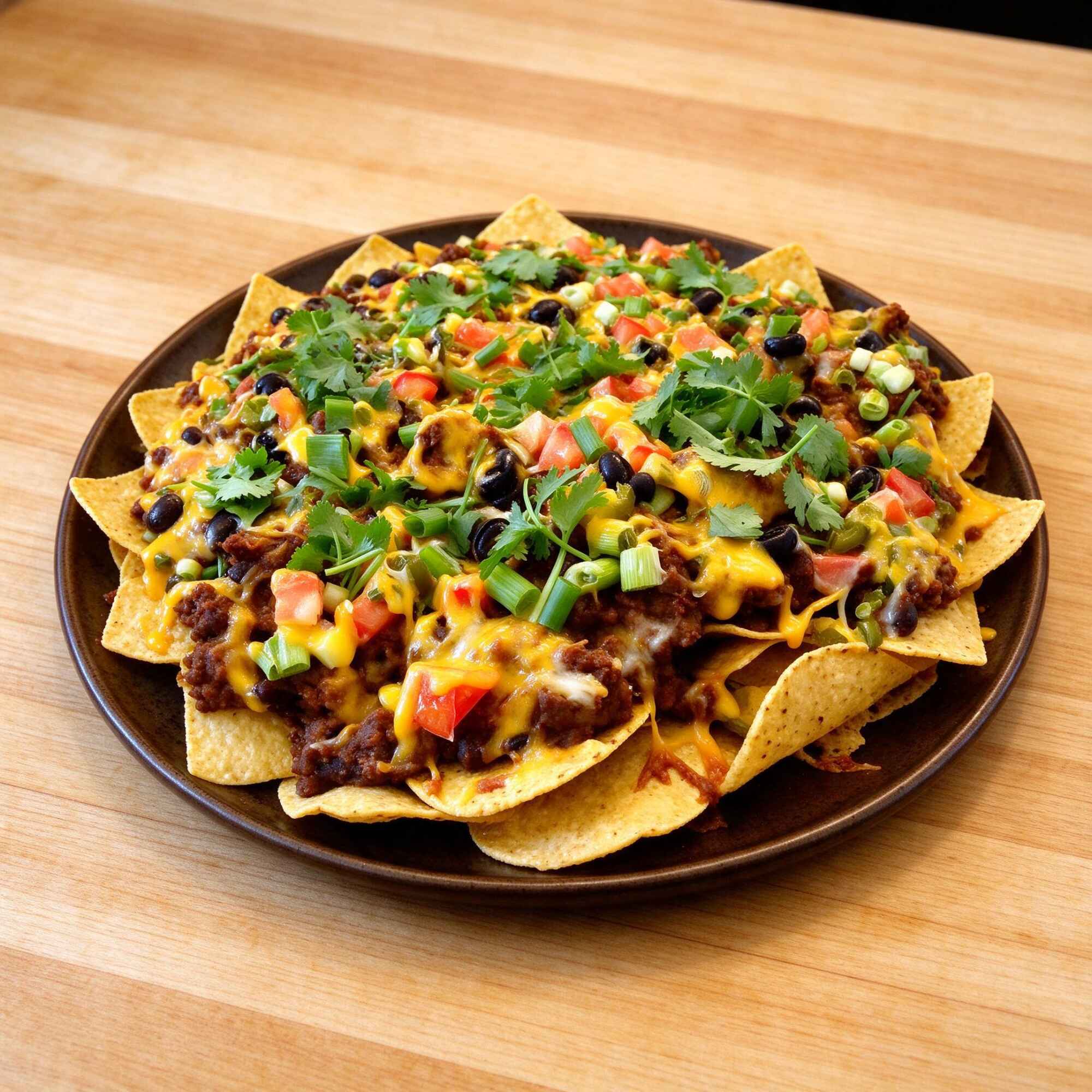Nachos con Queso & Carne