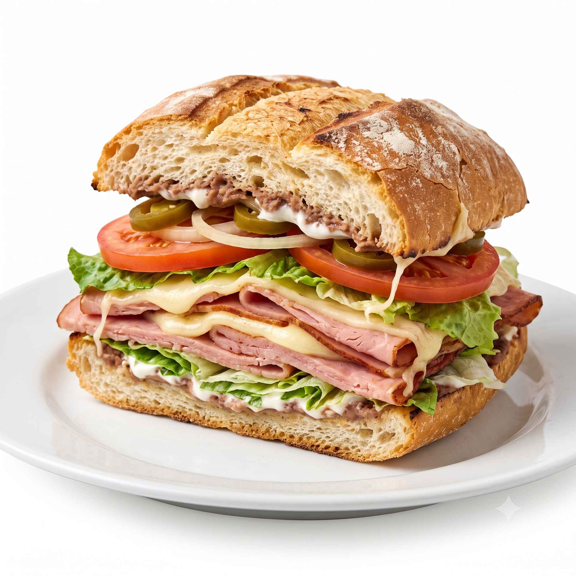 Torta de Jamón y Queso