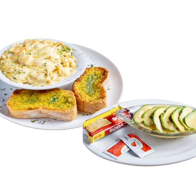 Combo con Pasta de Camarón