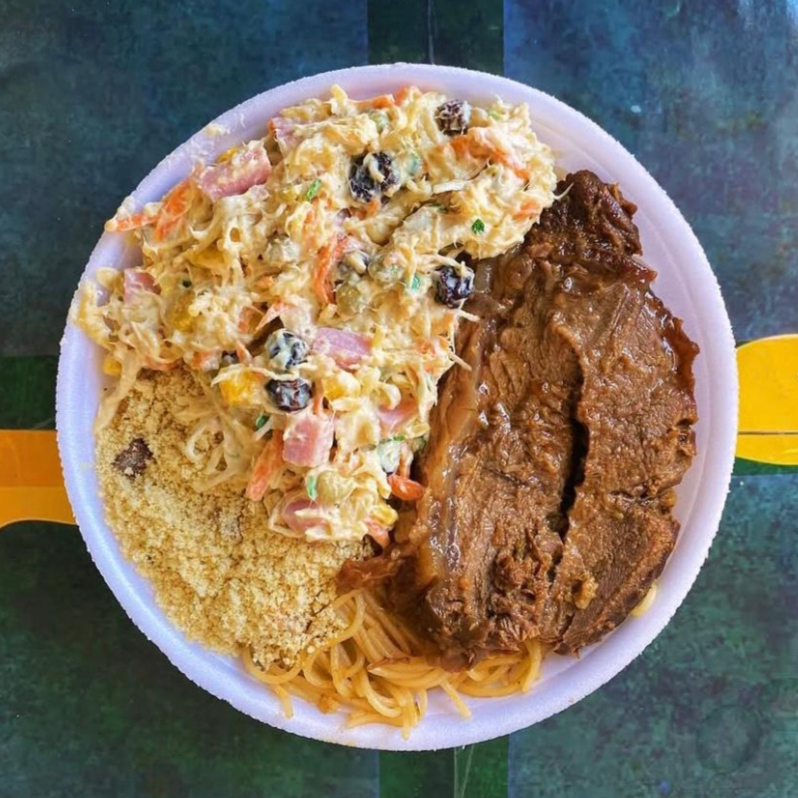Nossa queridinha carne Assada e suculenta com Salpicão