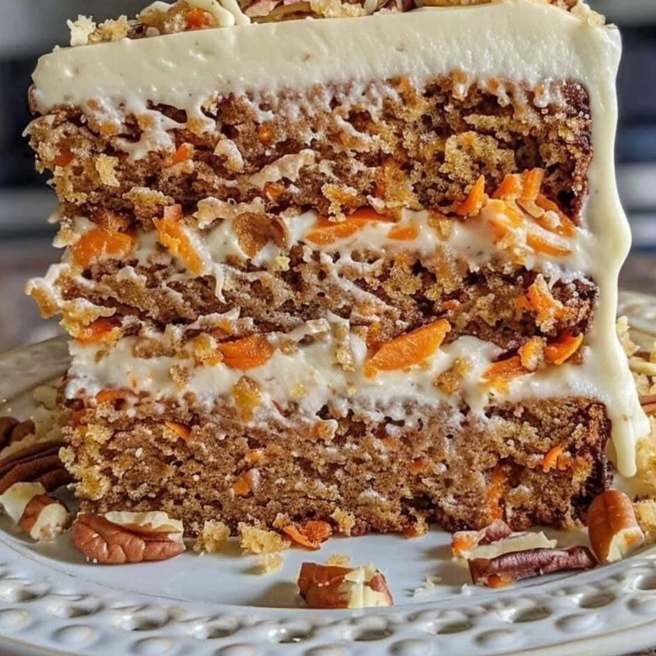 Rebanada Pastel de Zanahoria