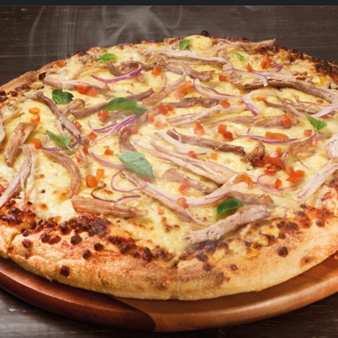Pizza Cerdo BbQ Personal 4 Porciones