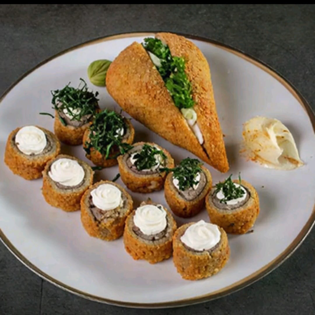 10 hot rools variados 1 temaki hot rool