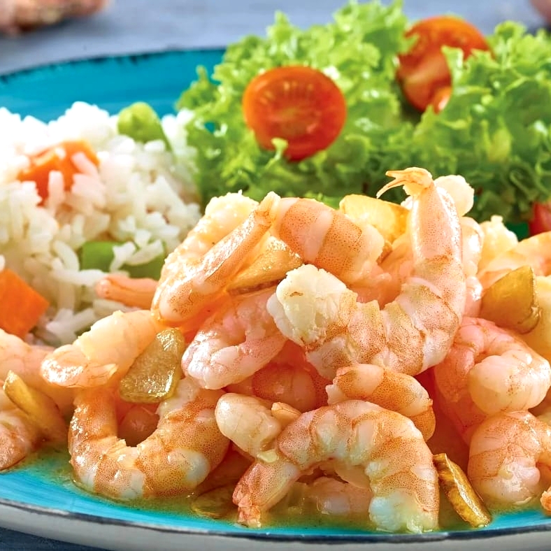 CAMARONES AL AJO