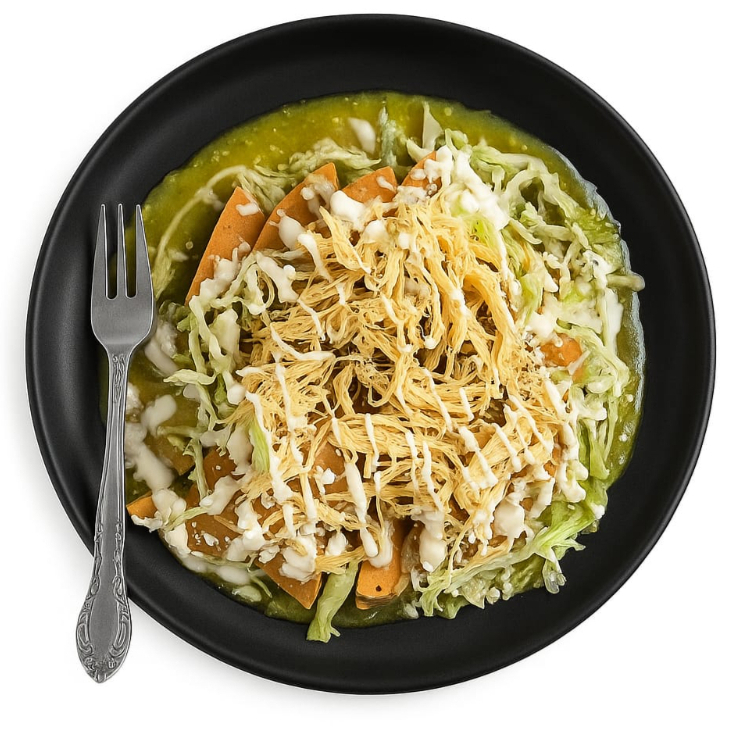 CHILAQUILES CON POLLO