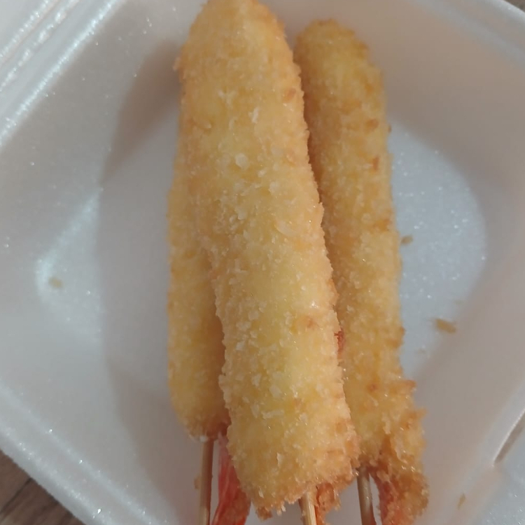 Kushiagues de Camarón con Queso