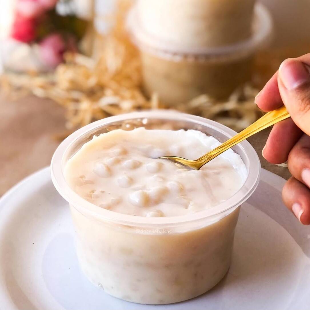 Feita com leite condensado, creme de leite, leite de coco, leite ninho e leite Integral - Essa canjica super cremosa vai te surpreender !