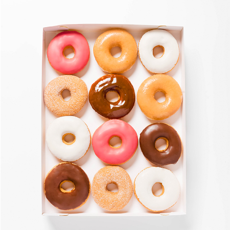 Caja de 24 Donas Clásicas