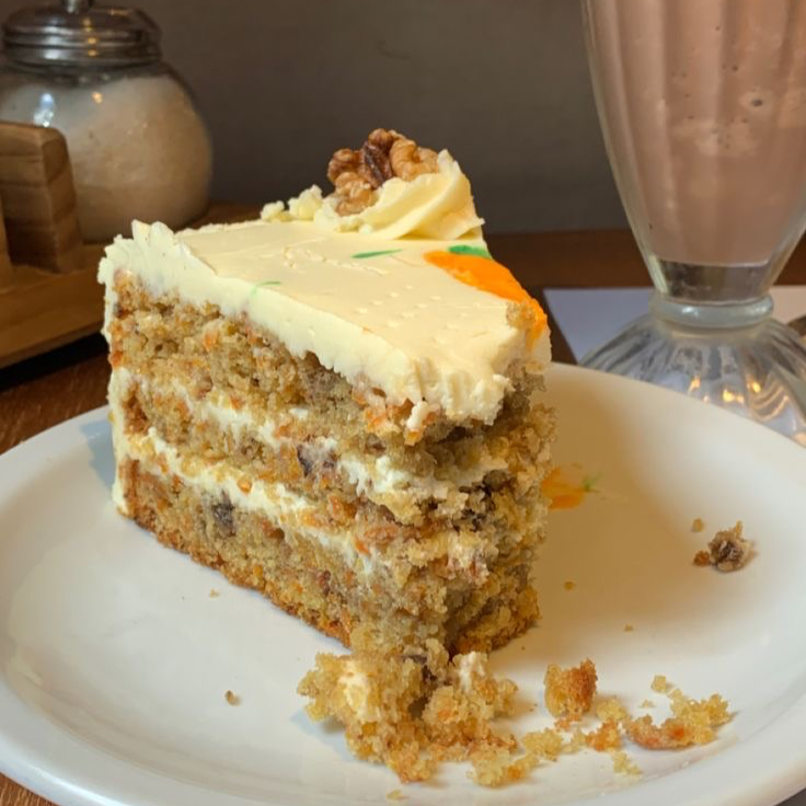 Rebanada Pastel de Zanahoria