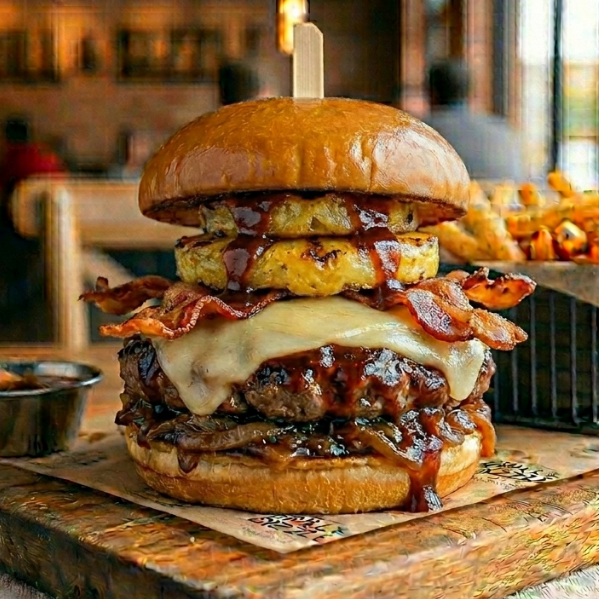 🍍Hawaiian Pineapple Burger