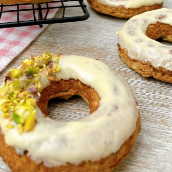 Donuts con Chocolate Blanco