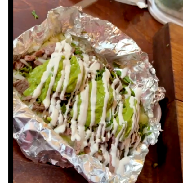 Papa Asada con Carne (Para 2 Personas)