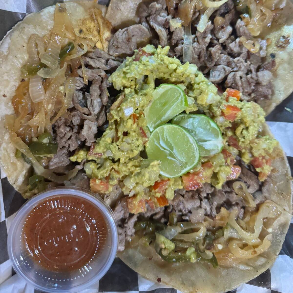 Tacos de Asada 3pzas