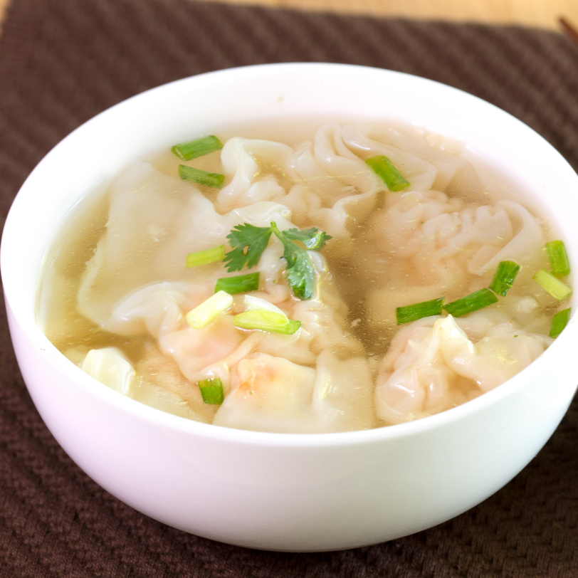Sopa Wantán de Pollo