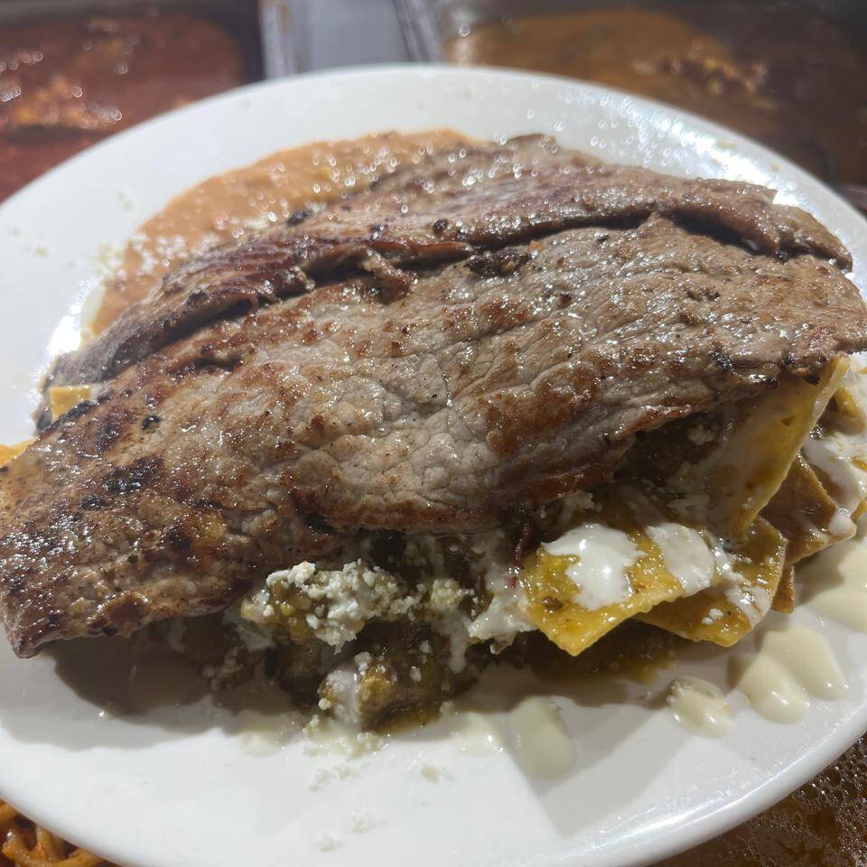 Chilaquiles VERDES SENCILLOS
