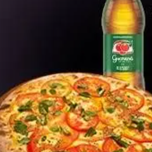 Escolha uma pizza mais um guaraná antártica