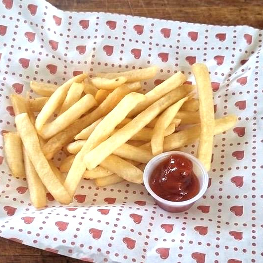 Papas Fritas Orden de 300 Gm con Queso Amarillo y