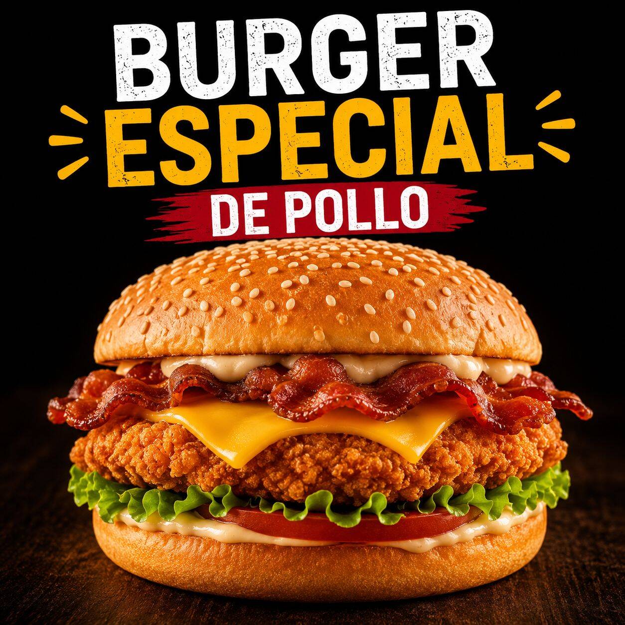 BURGER ESPECIAL POLLO